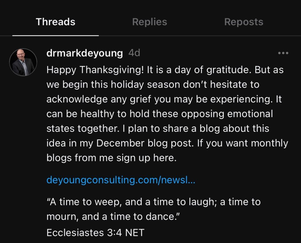 uncomfortable emotions, grief, holidays, emotional pain